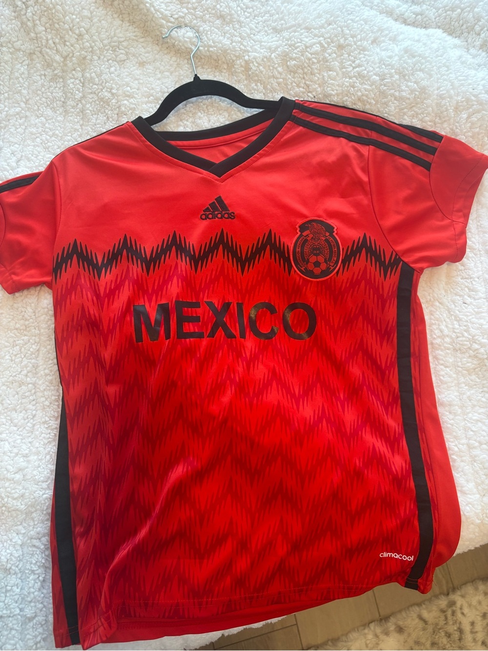 Adidas Mexico Red Soccer Jersey